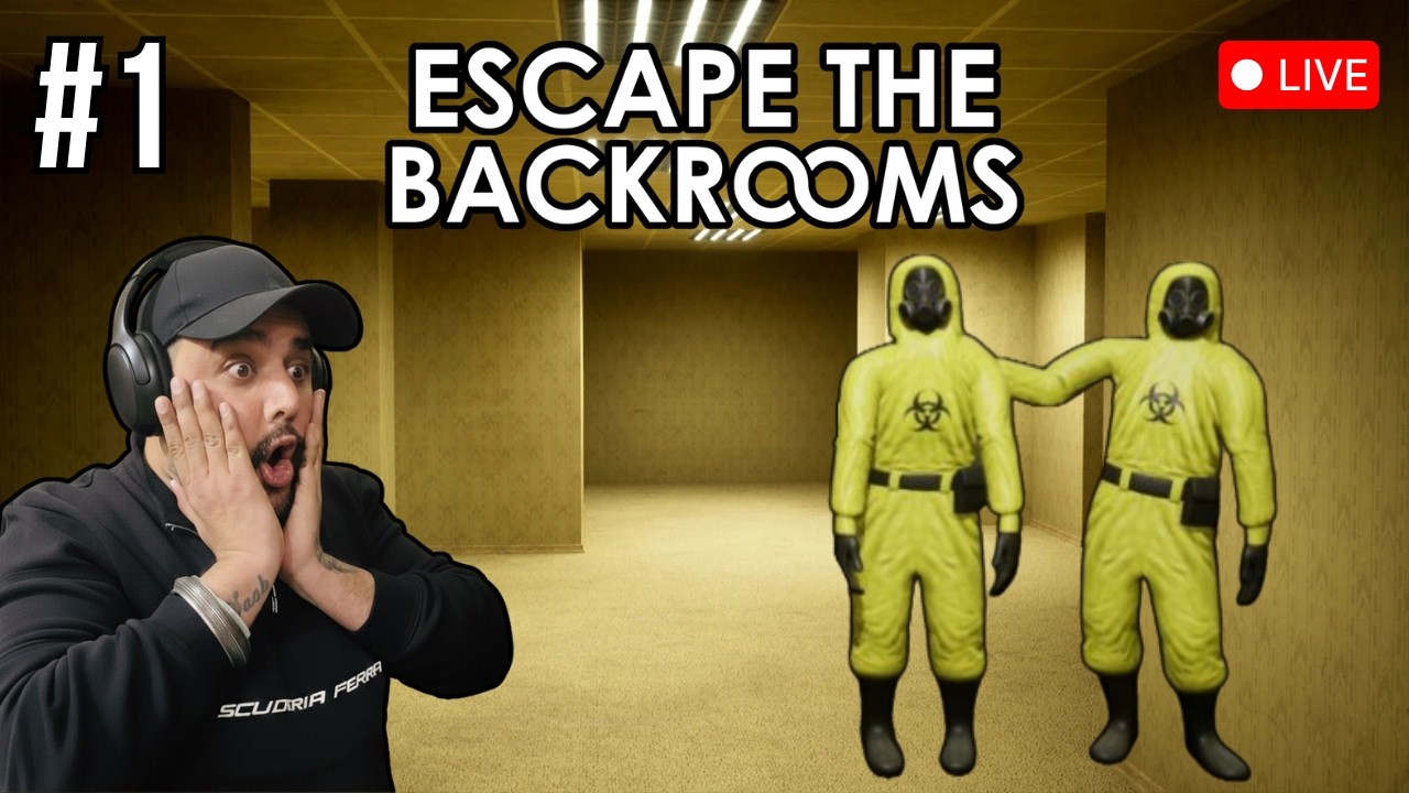 AAJ DARNA MANA HAI! WELCOME TO ESCAPE THE BACKROOMS EPISODE #1 | LIVE MULTIPLAYER GAMEPLAY