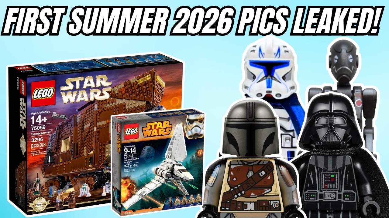 ЭТО ПРОСТО ПОТРЯСАЮЩЕ!.. НОВЫЕ УТЕЧКИ ИЗОБРАЖЕНИЙ LEGO Star Wars ЛЕТО 2026! + Фигурки по &laquo;Войнам ...