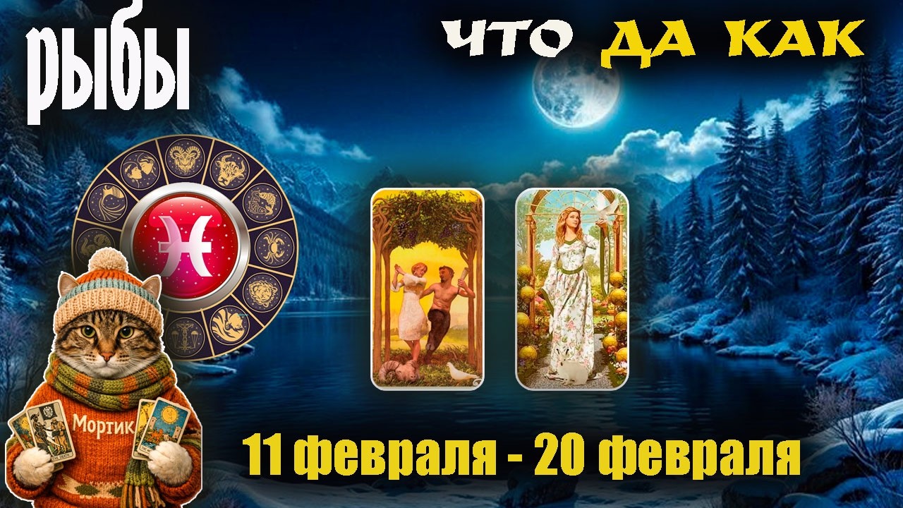 Рыбы ♓ Февраль готовит сюрприз! Таро прогноз с 11 по 20