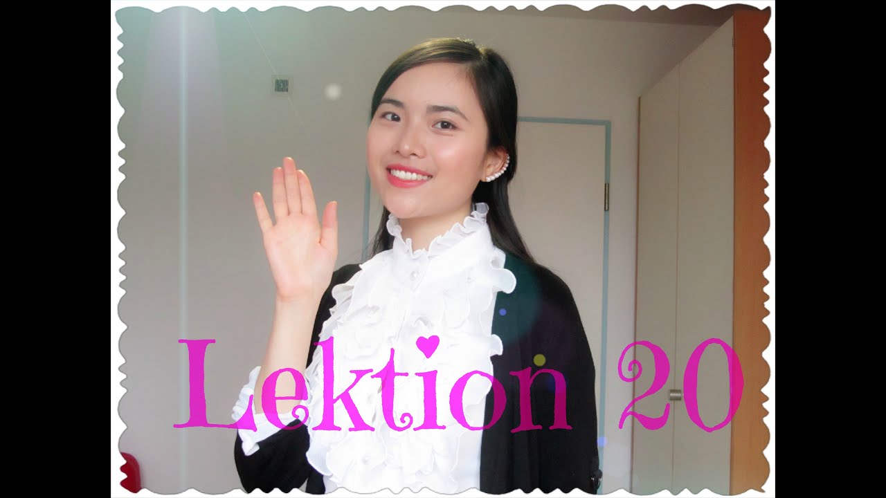 Lektion 20 - Phát âm: Trọng âm của từ và câu