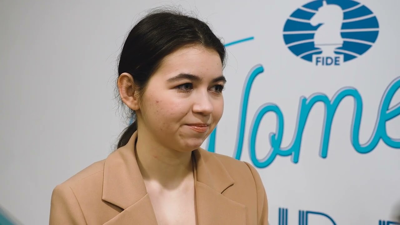 Interview with GM Aleksandra Goryachkina | Astana WGP, Round 1 |