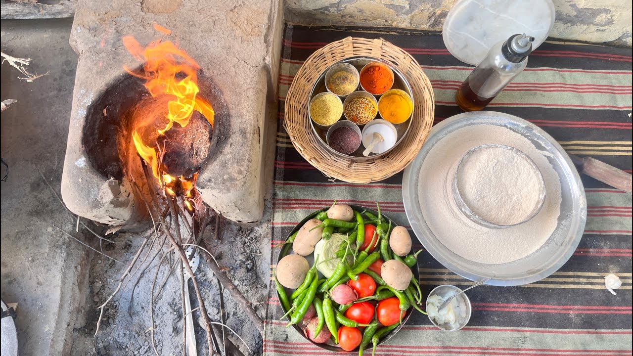 Chulhe ka khana #cooking #live