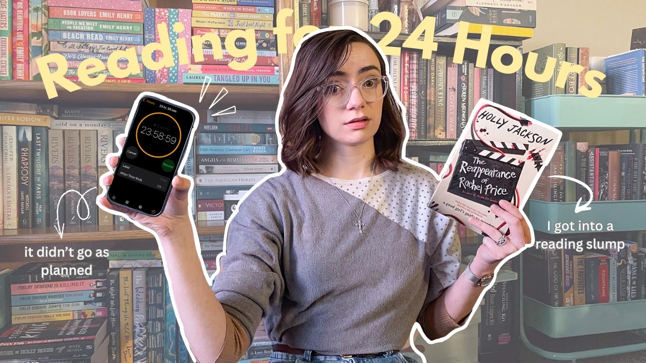 Attempting to Read for 24 Hours (It Took Longer Than Anticipated) 📚⏰💕
