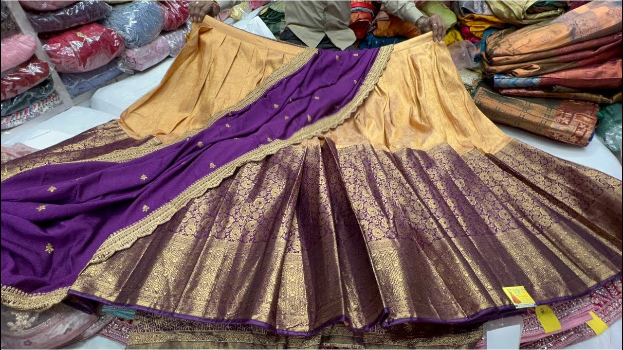 chickpet Bangalore wholesale Lehangas||Single piece courier available