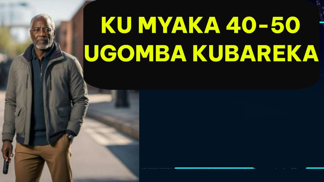 Iyo ugeze mu myaka 40 dore ibyo ukwiye kureka utarahura n'ingaruka mbi!