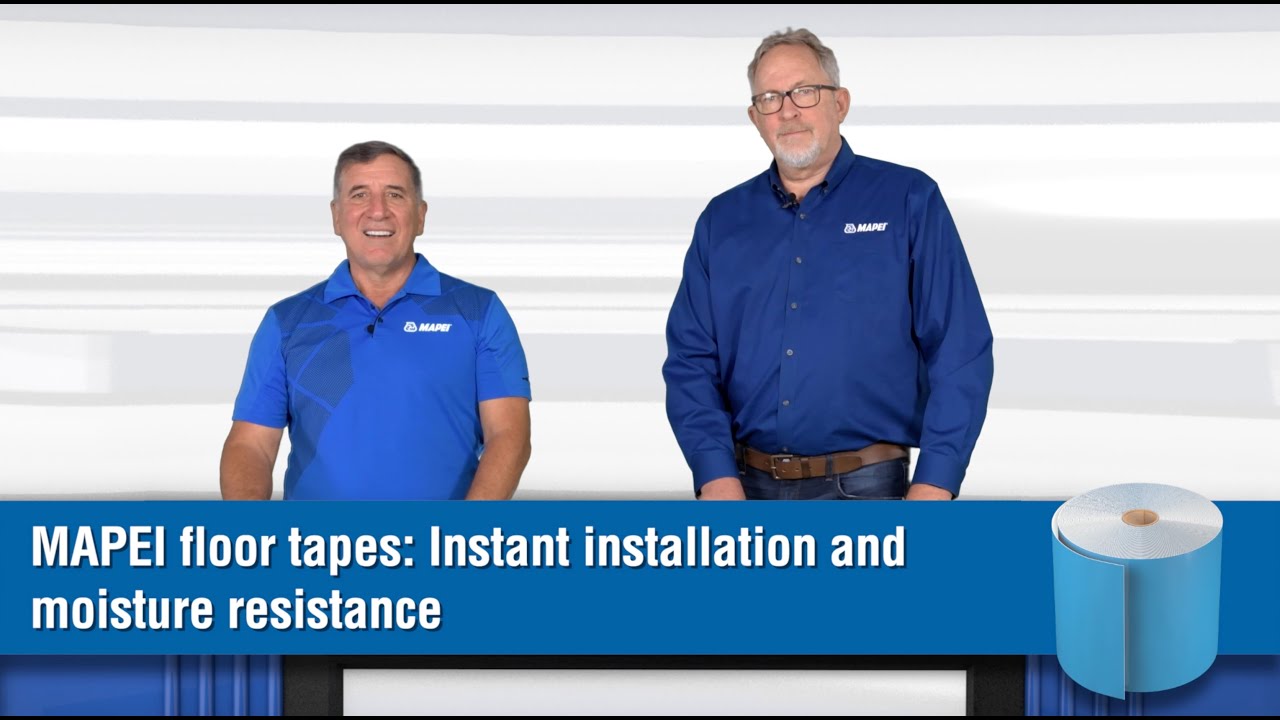 MTI-TV #15: MAPEI floor tapes – Instant installation and moisture resistance