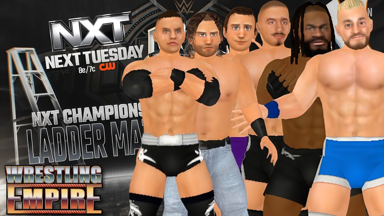 How To Make NXT 7 Man Ladder Match Attires IN WRESTLING EMPIRE 