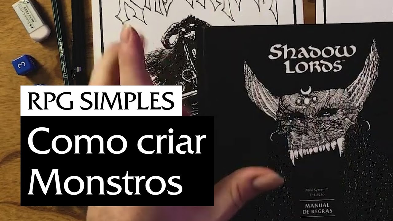 Como criar Monstros e Criaturas de Fantasia Sombria em 2025 (Dark Fantasy) 🔥 RPG de Mesa
