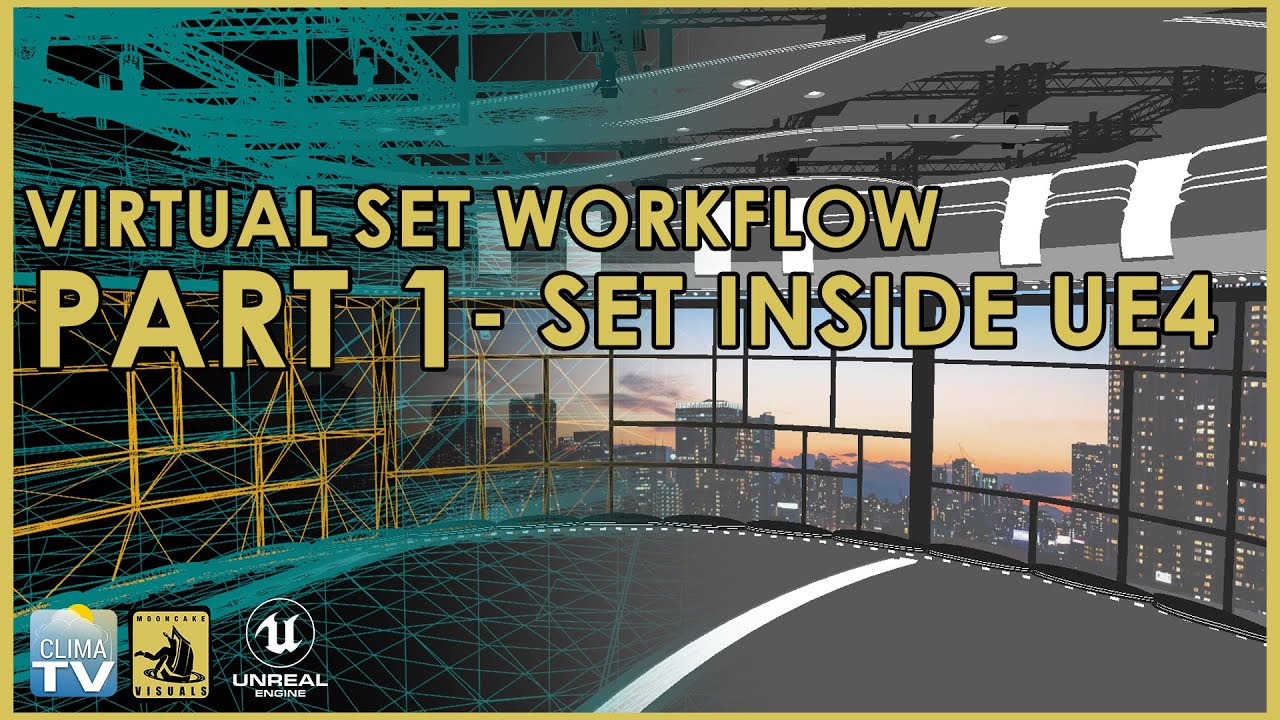 🎥 Unreal Engine Virtual production Workflow   Part 1 (Getting the set in Engine)