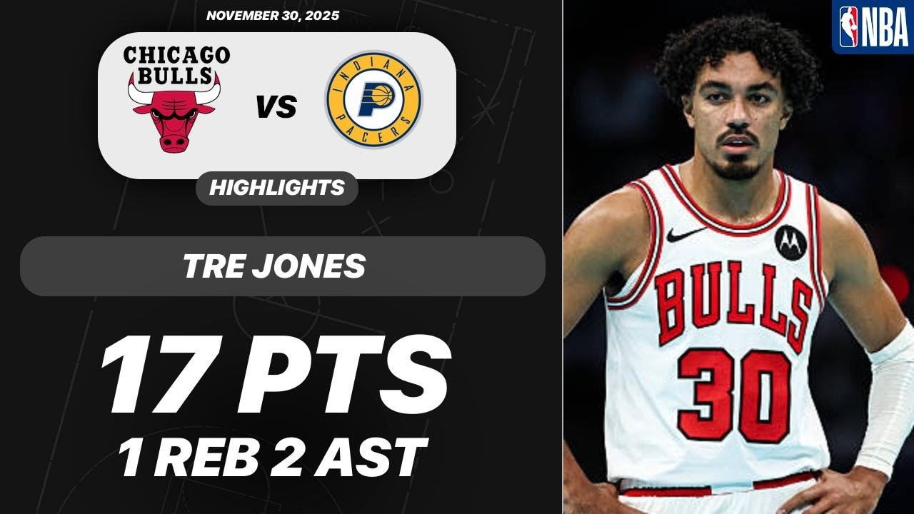 Tre Jones vs Indiana Pacers | 17 PTS 1 REB 2 AST | NBA 11-30-2025 Highlights