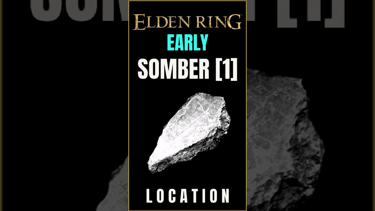 Somber Smithing Stone [1] Location in Elden Ring