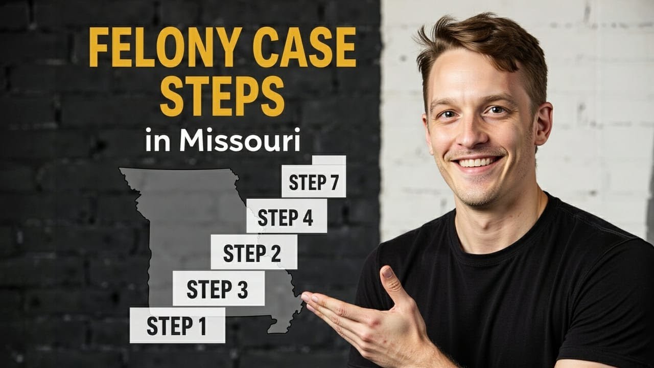 What are the stages of felony criminal cases in Missouri?