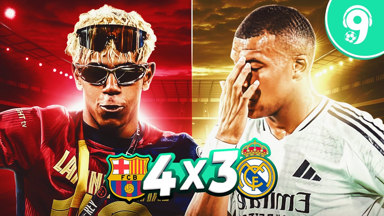 ♫ BAR&Ccedil;A BRILHA EM CAMPO CONTRA O REAL MADRID ✨ | Par&oacute;dia MC JACAR&Eacute; - SENTA E CALA A BOCA