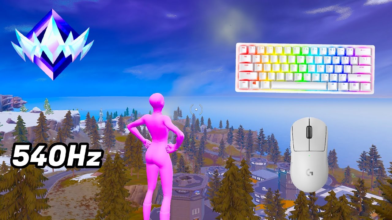 SteelSeries Apex Pro TKL ASMR 😴 Fortnite Ranked Reload 🏆 Satisfying Keyboard Fortnite 360 FPS 4K