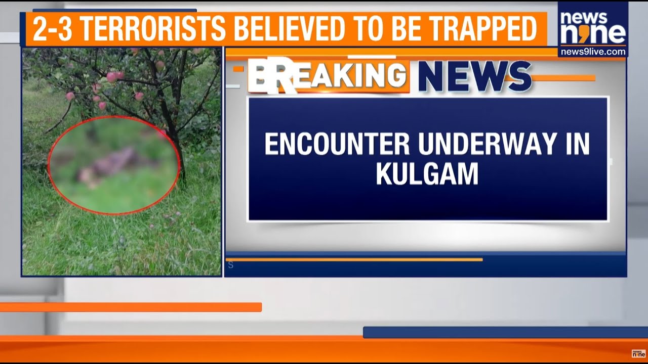 Kulgam Encounter | 2-3 Terrorists Trapped, One Killed in South Kashmir Forest | Intense Gunfight