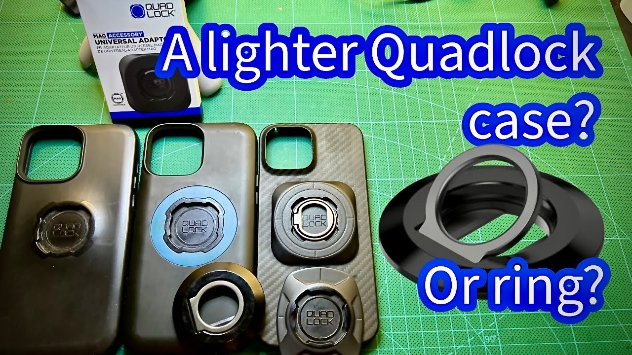 A lighter Quadlock Mag Case? Universal Adaptor Mag, Weight Comparison, Installation