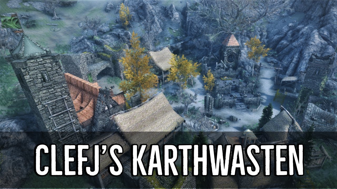 Skyrim Mods: ClefJ's Karthwasten | City Overhaul Mod (SSE)