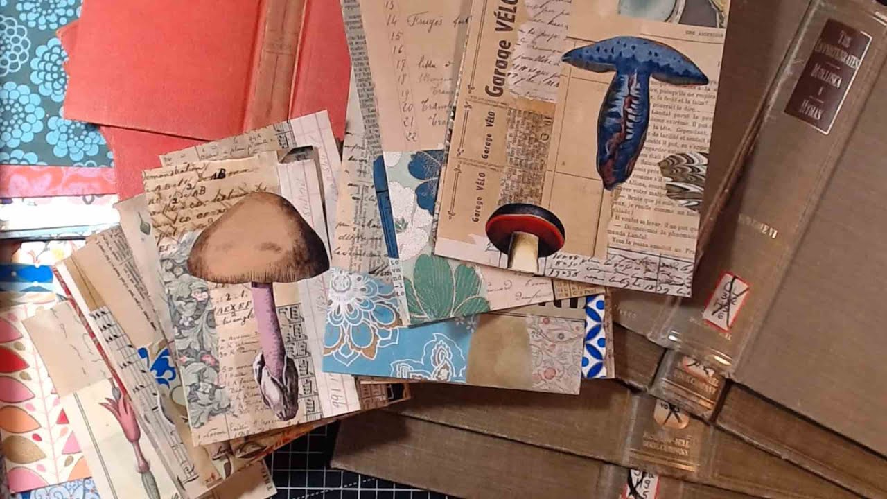 New Junk Journals in the Works! Making some collage/master boards to use in various ways