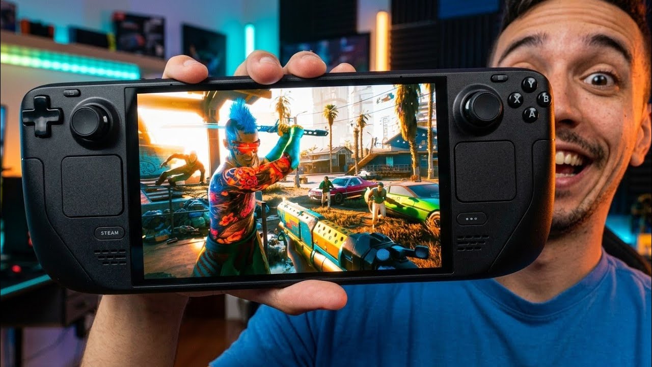 COMPREI o STEAM DECK OLED! Valeu a Pena? Análise Completa!