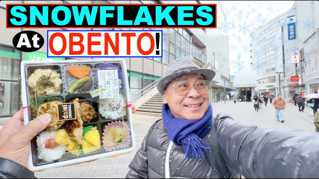Mga OBENTO ng JAPAN at WOW! UMUULAN na ng SNOWFLAKESSS!🇯🇵❄️🍱 LUNCH muna tayo bago UKAY..