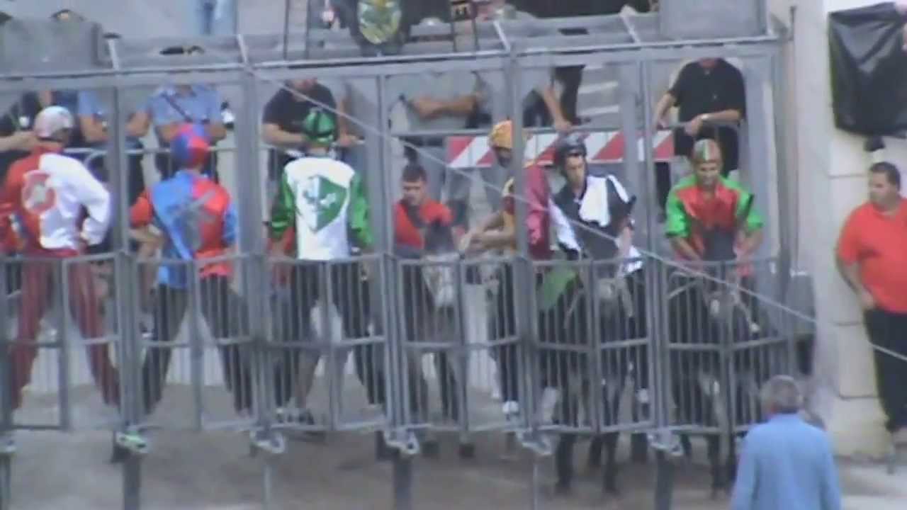 Palio (Corsa) Asini delle Contrade di Allumiere 18.08.2013