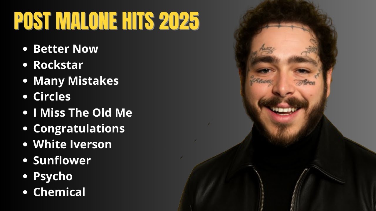 Post Malone Ultimate Hits 2025 🎤 Top Songs Playlist You Can&rsquo;t Miss