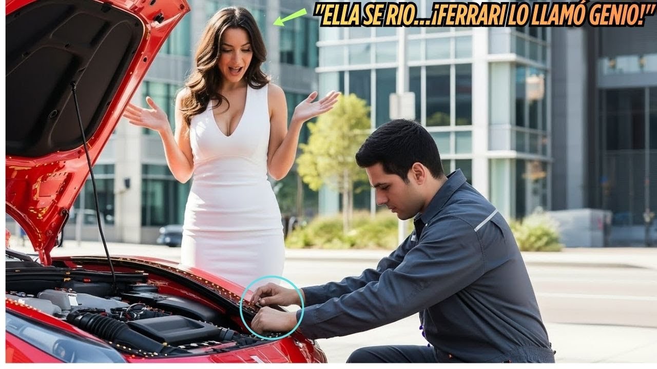 Millonaria se burla de mecánico, ¡al día siguiente Ferrari lo llama genio absoluto!