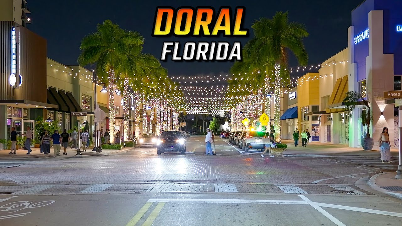 Driving Through Doral Florida