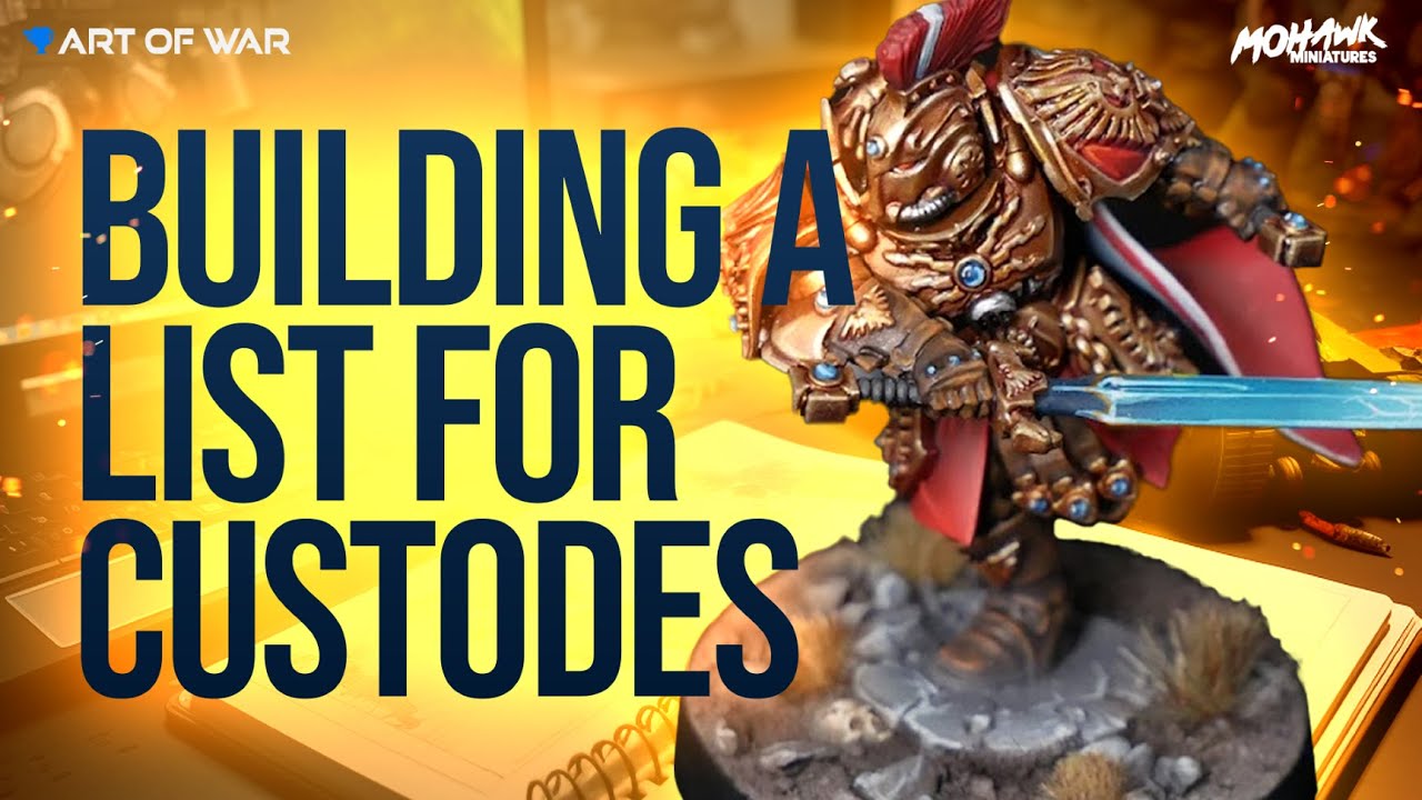 Art of War builds an Adeptus Custodes list for Warhammer 40,000 10th Edition