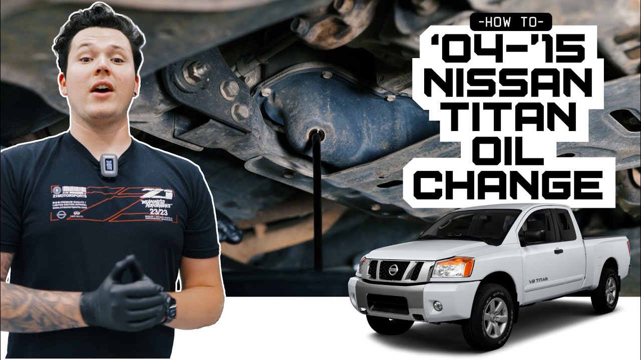 Замена масла в Nissan Titan 2004-2015 гг.