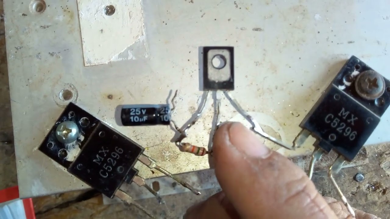 com transisto horizontal de tv faça  você também esse amplificador