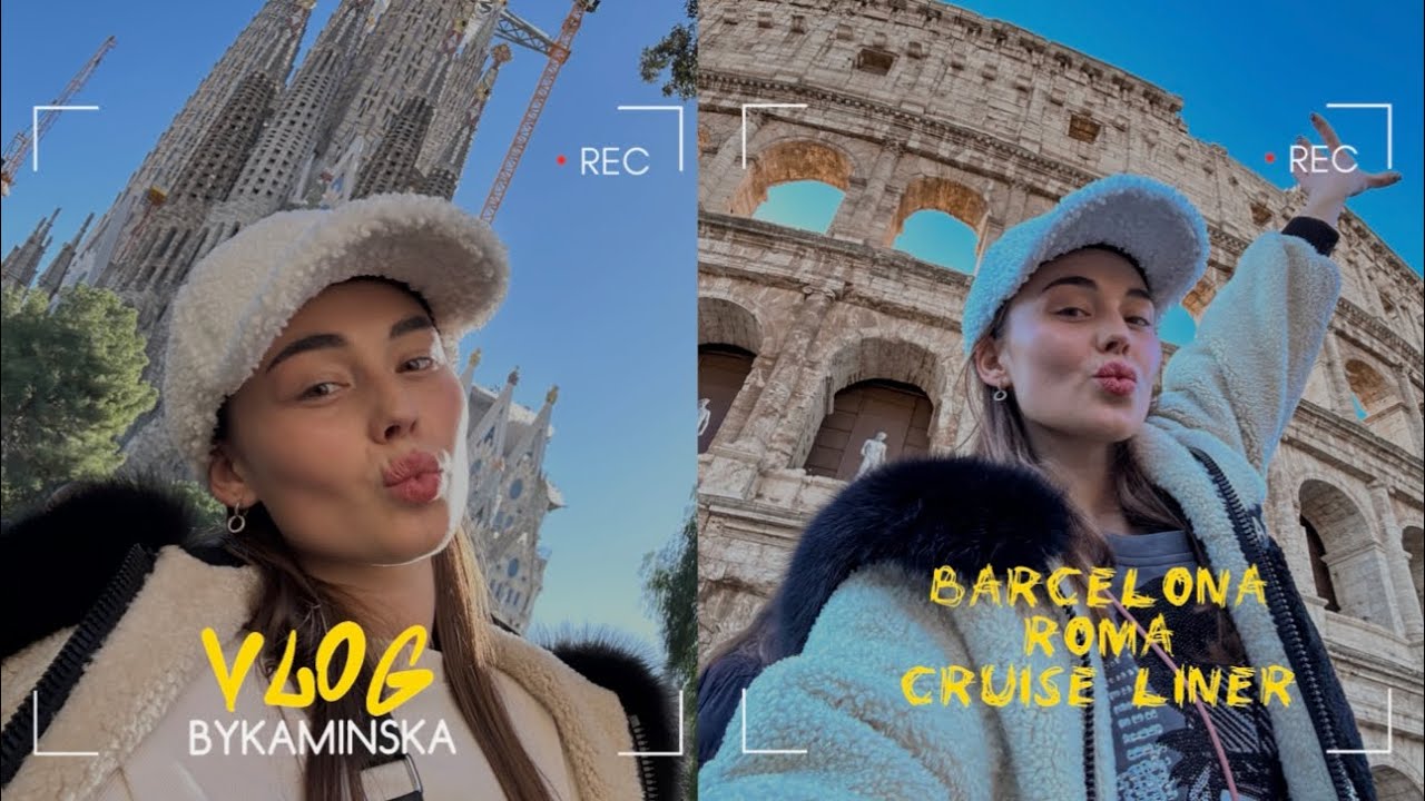 VLOG3.0🛳️по Средиземному морю: Рим, Барселона и лайнер Costa!