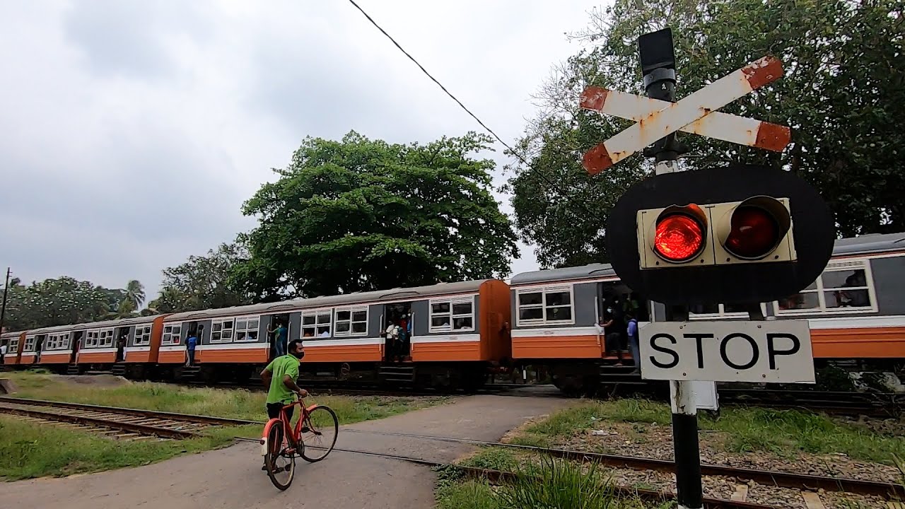 Horape Railway Station Level Crossing in Sri Lanka