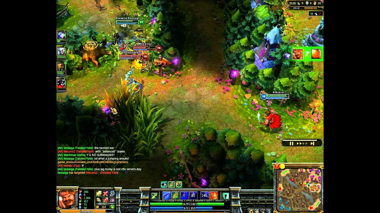 League of legends - Old GP = free pentakill