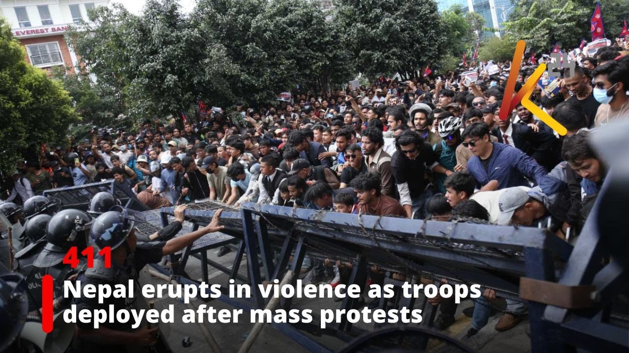 Nepal erupts in violence as troops deployed after mass protests