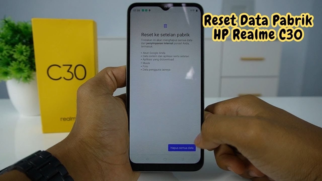 Cara Reset Data Pabrik/ Factory Reset HP Realme C30
