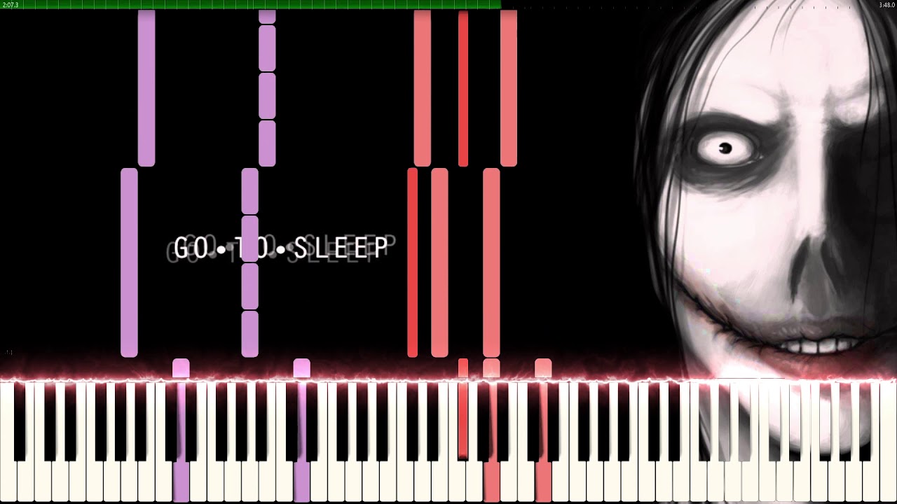 Sweet Dreams [JEFF THE KILLER THEME COVER] - PIANO TUTORIAL [ S Y N T H E S I A ] V3.0 FINAL REMAKE