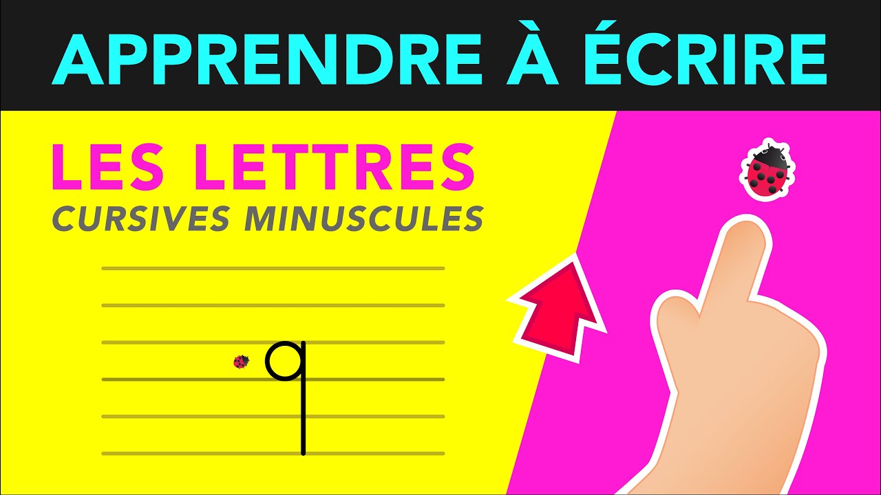 Comment écrire la lettre Q en attaché | Écriture cursive minuscule (maternelle - CP - IEF)