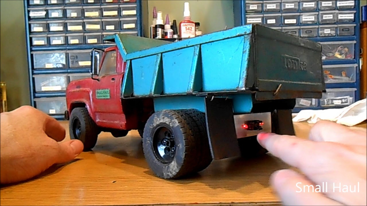 Bruce's RC Tonka Dump Truck (1st one that i made)