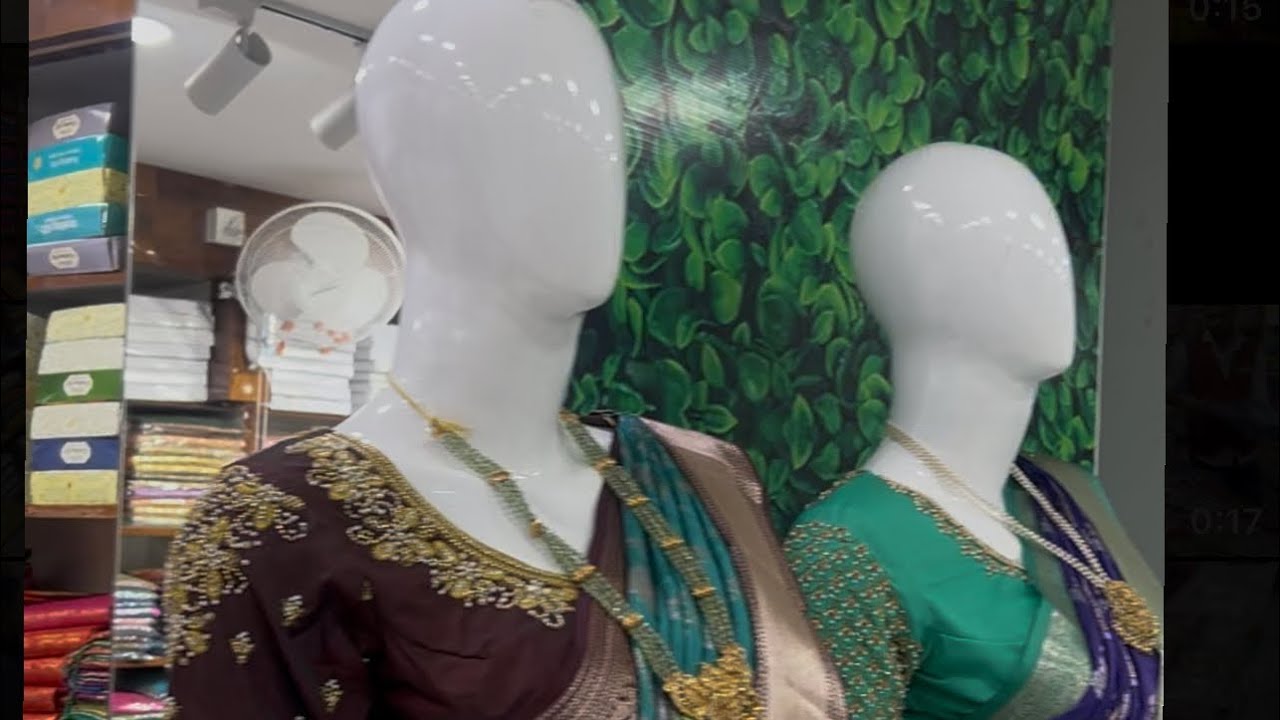 Hidden place for women shopping  🛒🥻saris in Kothapet #shopping #youtube #viral #views #vlog #beauty 