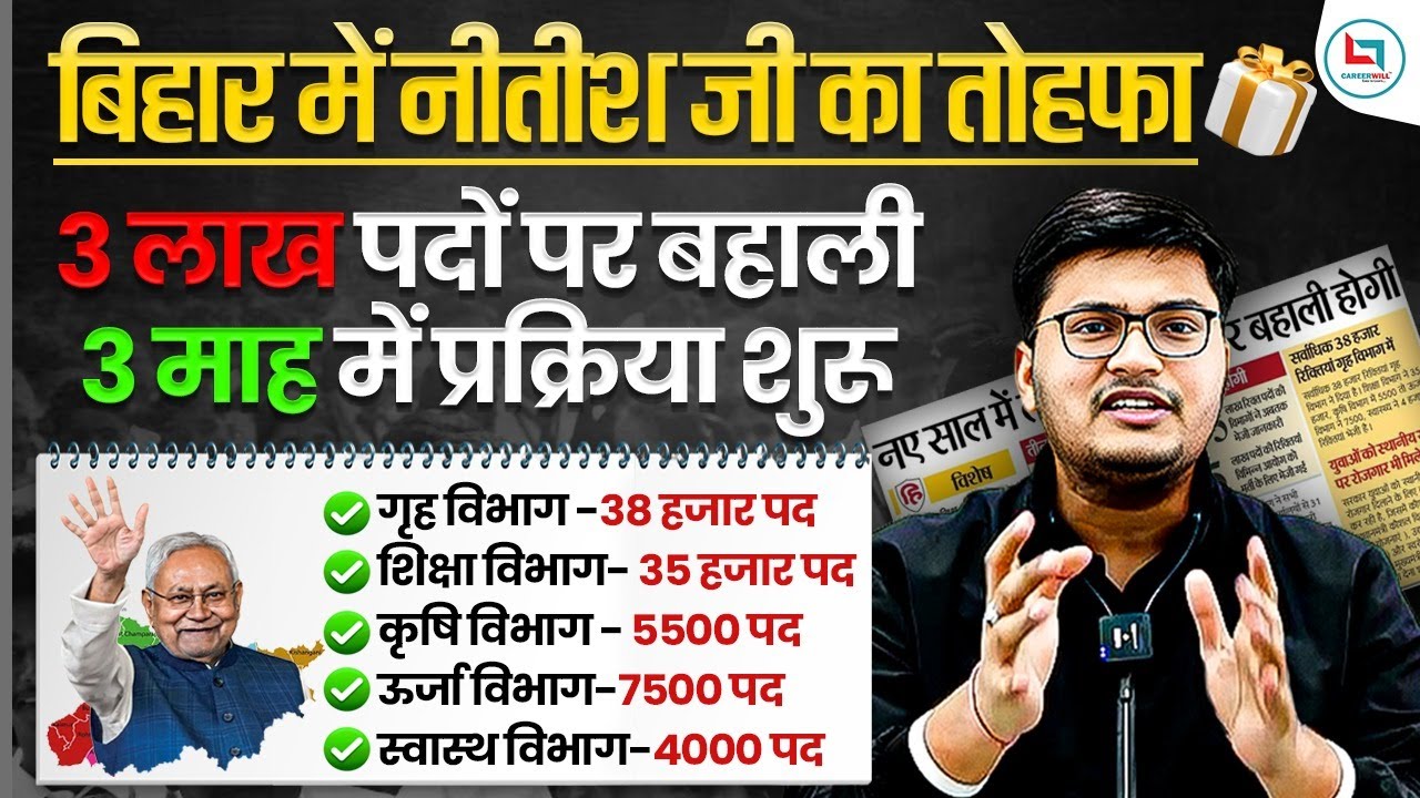 Bihar New Vacancy 2025 | Bihar New Vacancy update 2026 | Bihar Govt Job Vacancy 2025 | Bihar Jobs