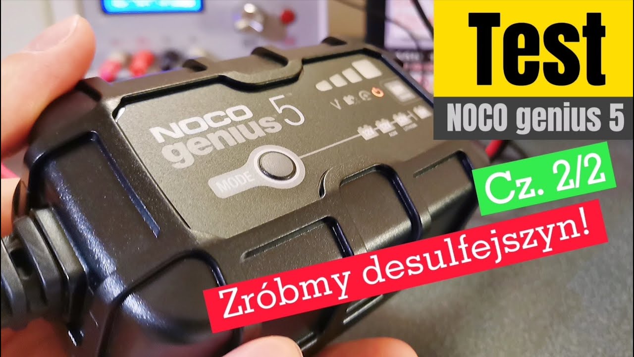 NOCO genius 5 - test, cz. 2/2: To jak, odsiarczamy?