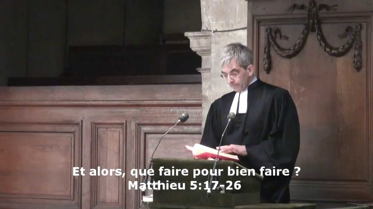 Et alors, que faire pour bien faire ?  ( Matthieu 5:17-26 )