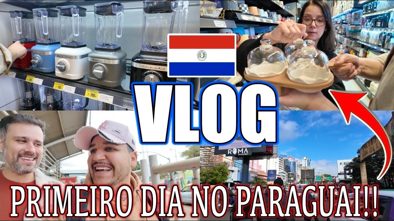 COMPRAS no PARAGUAI🛍️ MUITAS COISAS LINDAS E BARATAS😍 + FOMOS PARADOS NA VOLTA pela RECEITA FEDERAL😱