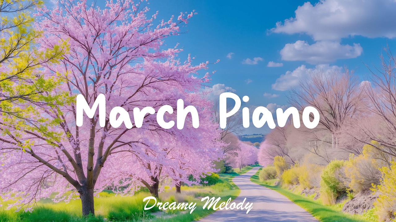고요한 3월 새벽 피아노 모음 — 집중을 돕는 잔잔한 음악 🌸 March Piano | DREAMY MELODY