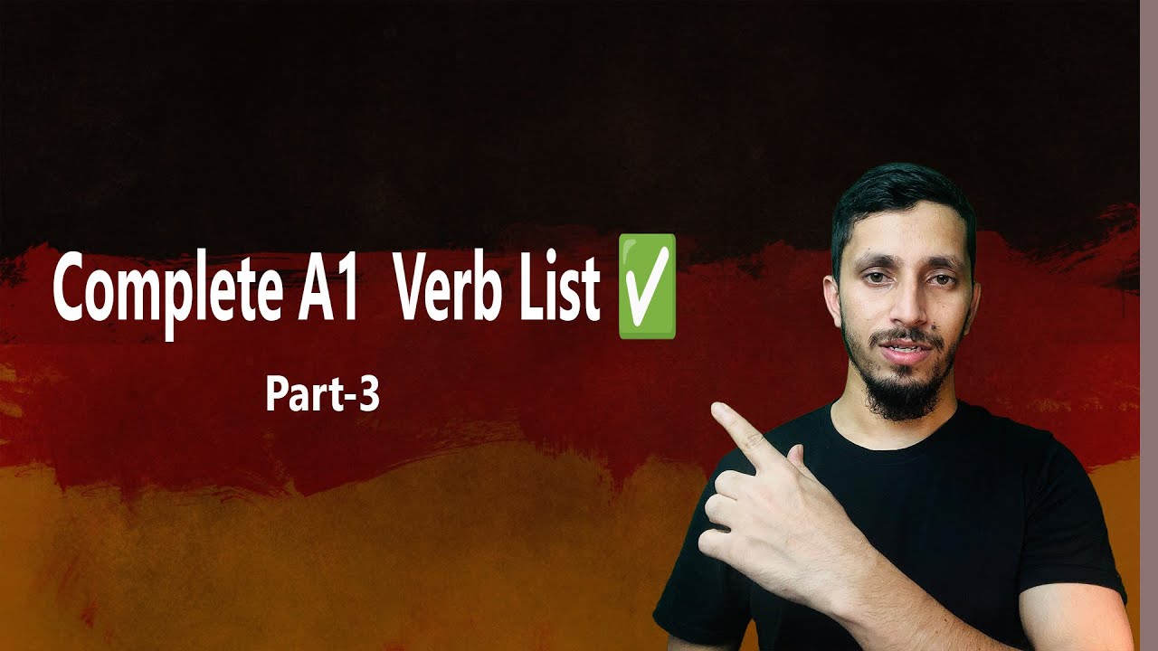Netzwerk neu A1 260 Verb | Bangla সহ পুরো তালিকা (Part-3) | Goethe A1 Exam Crack করো!