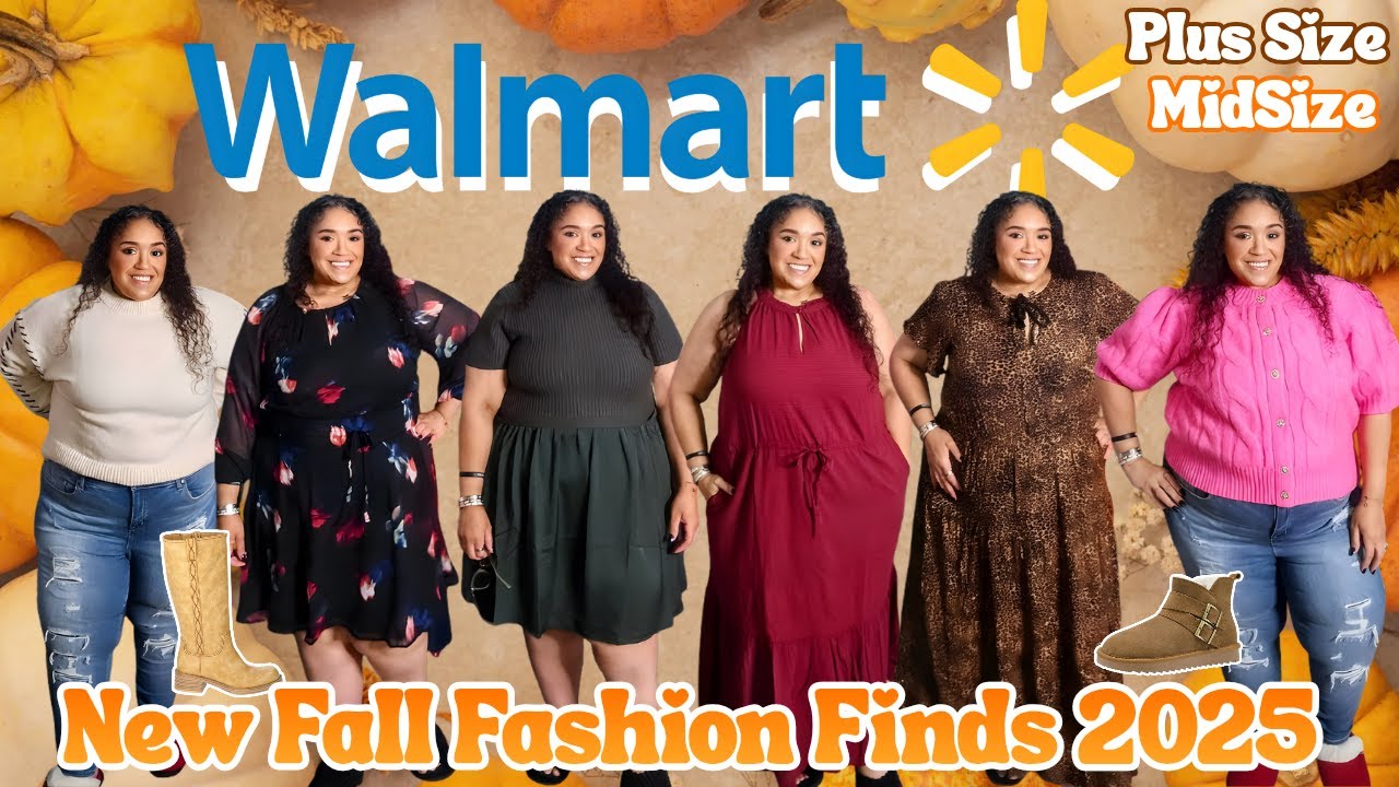 Осенняя коллекция одежды больших размеров Walmart 2025: больше, чем просто! | Примерка и выбор од...