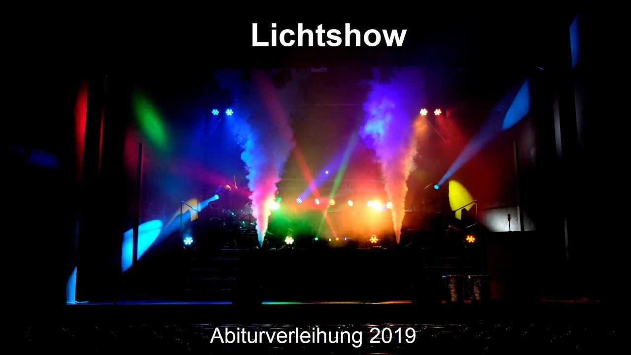 Lichtshow 2019 - Abiturverleihung