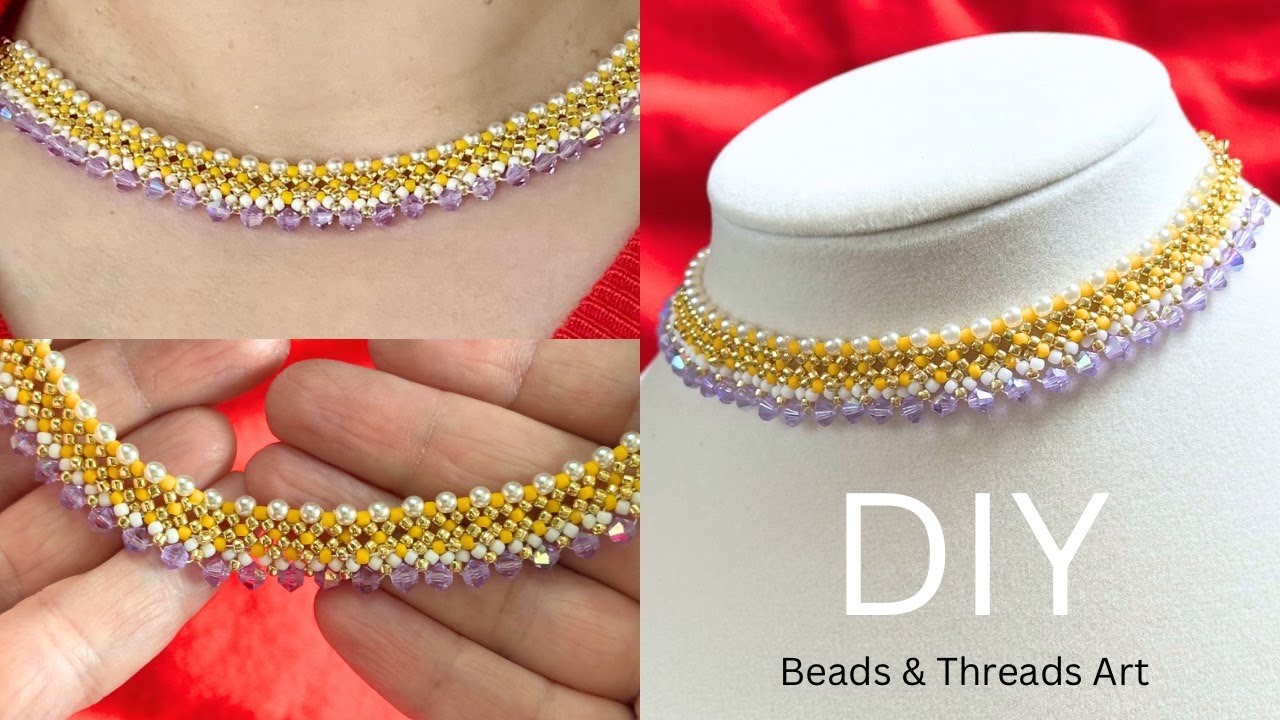 I Made a STUNNING Beaded Choker in 10 Minutes and Here's How