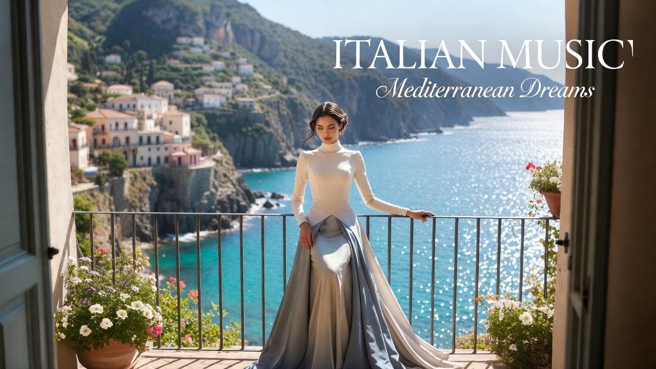 Italian Vibes & Mediterranean Atmosphere 🎶 Scenic Italy Escape 4K | Dolce Italia Music